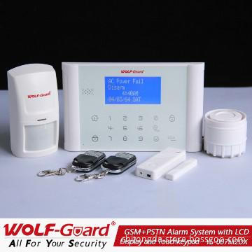 home alarm system with LCD Display And Touchkeypad